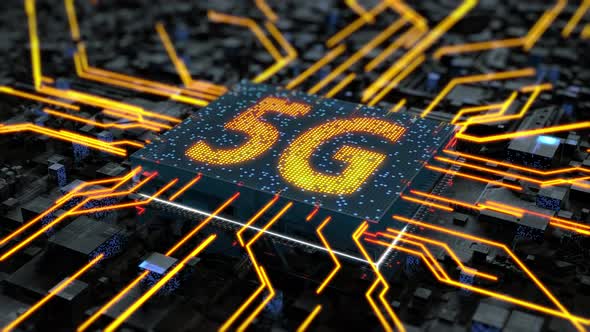 The distribution center of a wireless high-speed signal in an abstract city alt