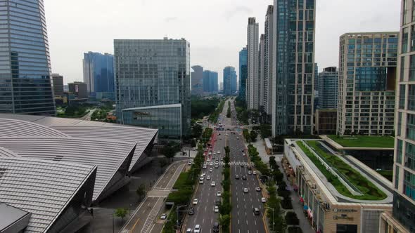 Korea Incheon Songdo Road Traffic