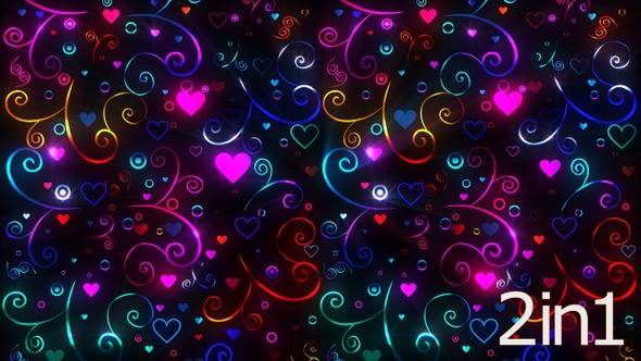 Floral Heart Background