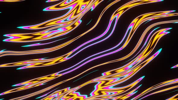 Multicolored Abstract Plasma Overflows of Lines alt