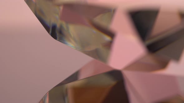 Specular Reflection of the Thick Edge of the Diamond in Pink Color alt
