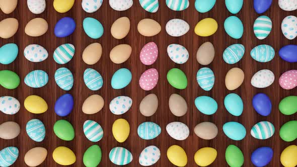 Easter Eggs Pattern Loop
