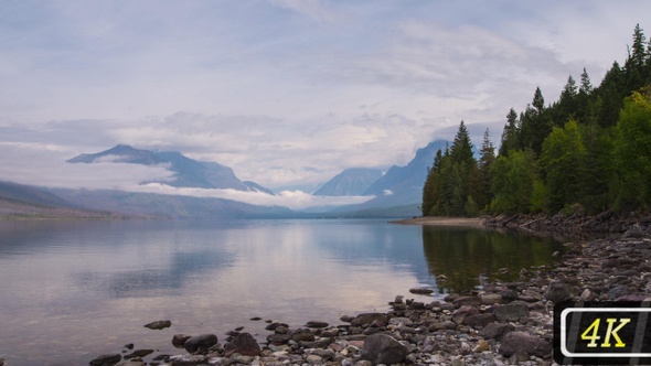 Panorama in Glacier National Park alt