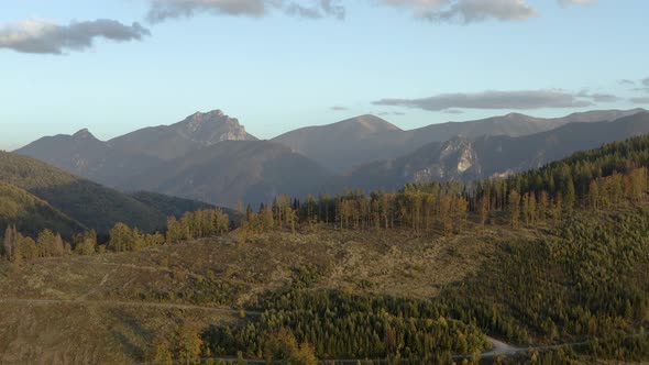 Big Mountains Aerial