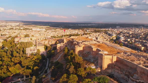 Aerial View Sanliurfa Castle alt