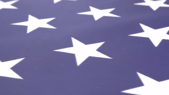 National flag of United States slow dolly sliding 4K 3840X2160 UHD footage - Dolly sliding over USA  alt