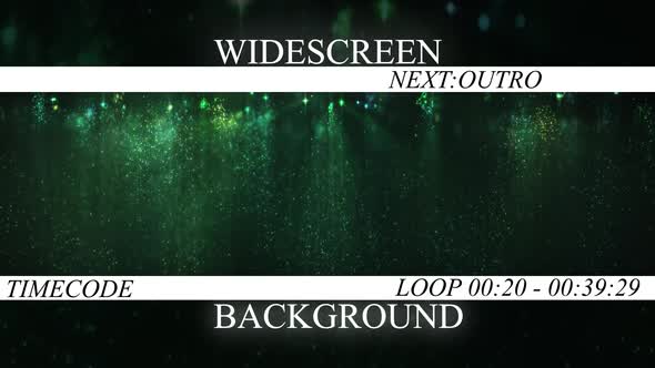 Green Particles   Xmas Widescreen Particles Waves Background alt