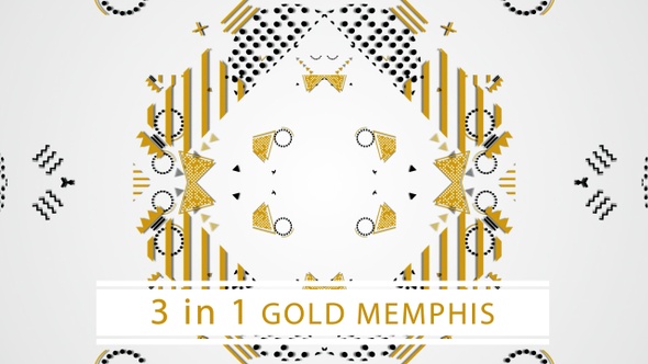 Gold Memphis (White)