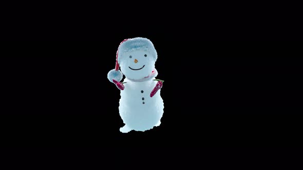 66 Snowman Dancing 4K alt