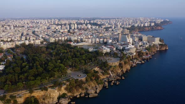 Sea Coast with Buildings on Shore alt