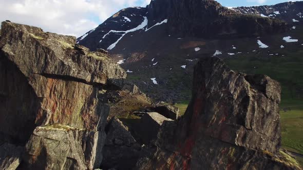 Flying Through Rock Formation alt
