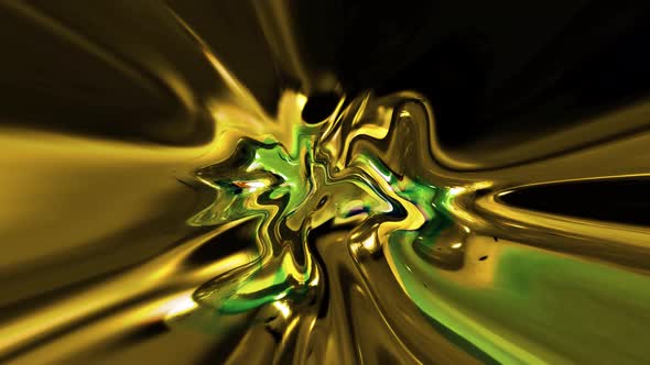 Abstract Glossy Holographic Liquid Background Animation alt