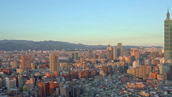 Beautiful building of Taipei city in Taiwan alt