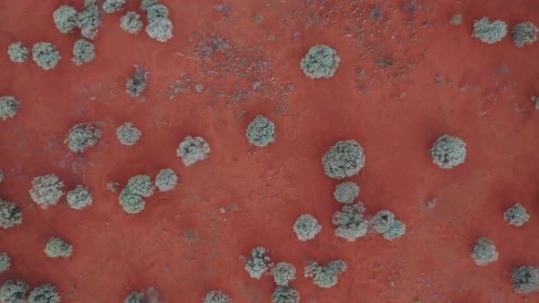 Aerial Drone Footage of Outback Australia at Sunset in Meekatharra, Western Australia alt