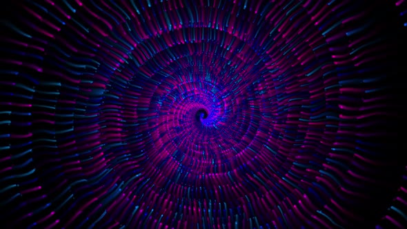 Abstract Spiral Colorful Moving Particles V45 alt