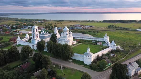 Aerial View of Nikitsky Monastery in Pereslavl-Zalessky