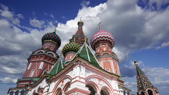 Saint Basil cathedral, Red Square, Moscow, Russia