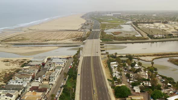 A View High Above The Coast