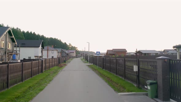 A View at the Cottage Village Areas and Infrastructure Roads Houses Dense Forest and the Countryside alt