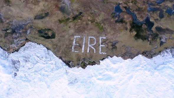 Huge Waves Breaking at Muckross Head - A Small Peninsula West of Killybegs, County Donegal, Ireland alt