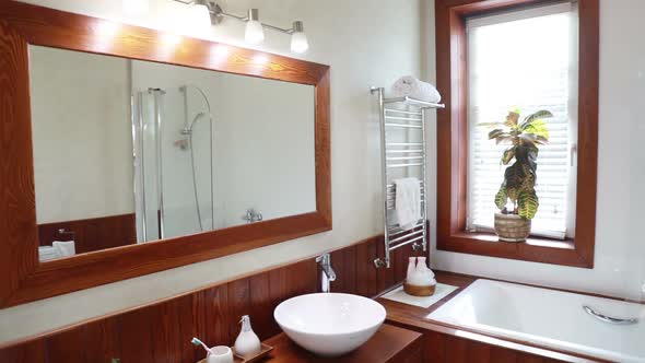Modern Residential Home Bathroom
