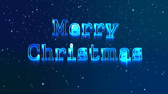 Illustration of christmas greeting with merry christmas message alt