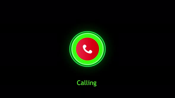 Technology phone calling animation. Incoming call, phone calling. Vd 1840
