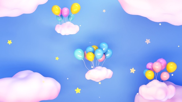 Balloons And Stars alt