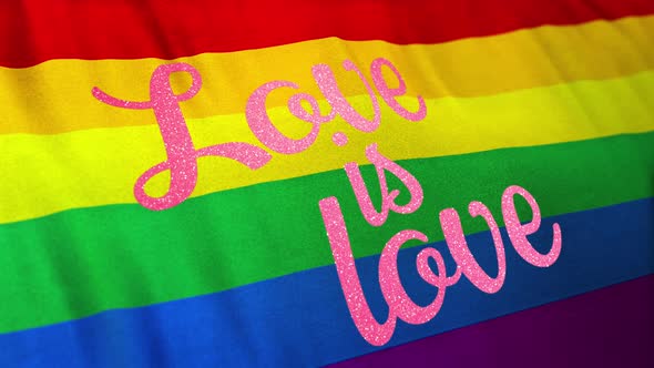 Love is Love Rainbow Flag