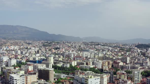 Aerial View Tirana Albania alt