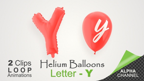Balloons With Letter – Y