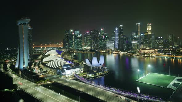 4K Singapore iconic skyline alt