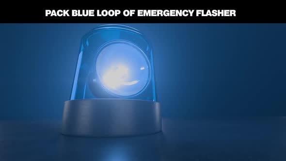Pack blue Loop of emergency flasher alt
