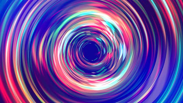 Abstract Luminous Swirling Glowing Spiral Tech Background