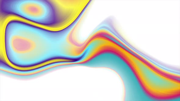 Colorful Flowing Liquid Thermal Waves