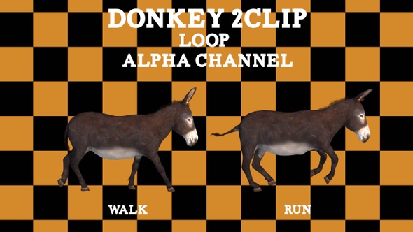 Donkey 2Clip Loop Alpha