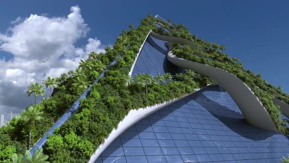 Futuristic Green City Architecture alt