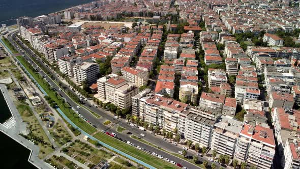 Modern City Aerial View alt