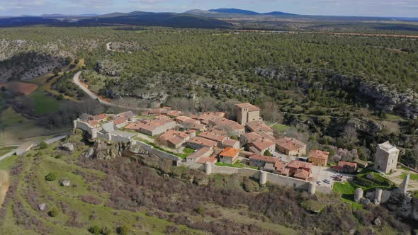 Medieval Village of Catalnazor in Castile Leon Spain