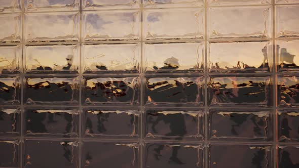 Glass Bricks And Silhouettes