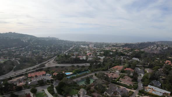 Hidden Valley La Jolla San Diego California Aerial View alt