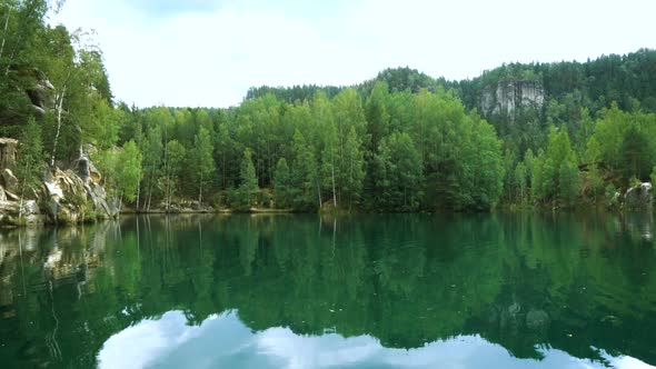 Forest Lake At The Teplice Adrshpach Rocks At The Czech Republic 3 alt