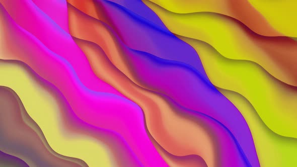 Abstract Wave Liquid Background Animation