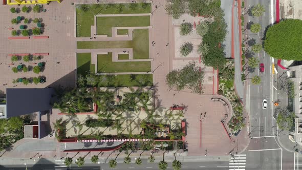 Aerial view of Pershing Square alt