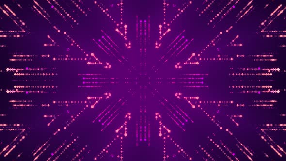 Purple Abstract Light Symmetrical Pattern Background for VJ Loop alt