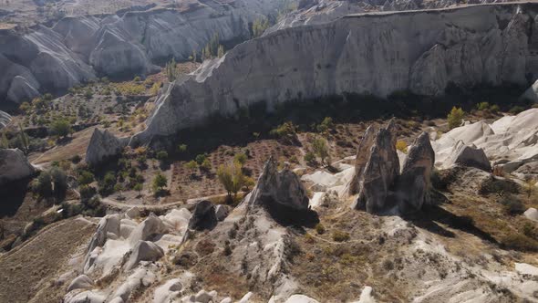 Aerial View Cappadocia Landscape alt