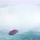 Niagara Falls Hornblower Tour Boat Under Horseshoe Waterfall Rainbow - VideoHive Item for Sale