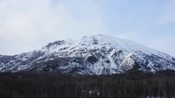 Arctic Mountain Skyline