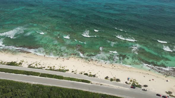 Chen Rio Beach on Cozumel Island in Mexico alt