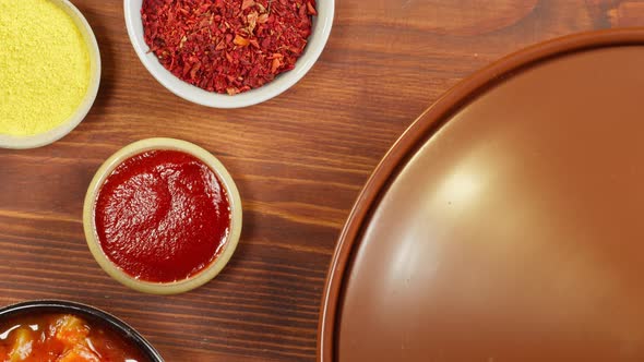 Moroccan Cuisine Top View alt